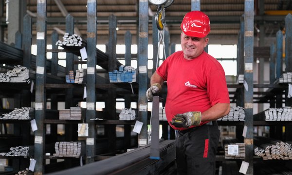 Stabstahl Kommissionierung
